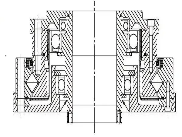 BSHG型諧波減速機(jī)軸承安裝圖